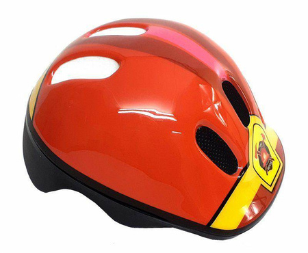 Kask dziecięcy - FIREMAN - CZERWONY