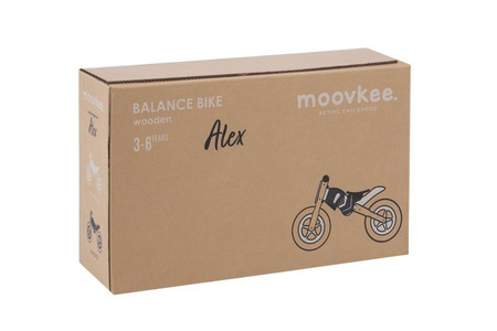 Rowerek biegowy drewniany - ALEX - SUNNY YELLOW