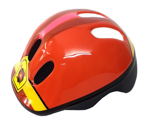 Kask dziecięcy - FIREMAN - CZERWONY