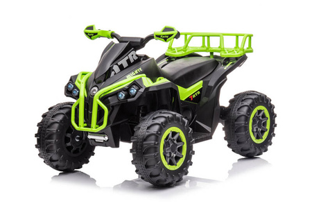 Pojazd elektryczny z pilotem QUAD - ZIELONY