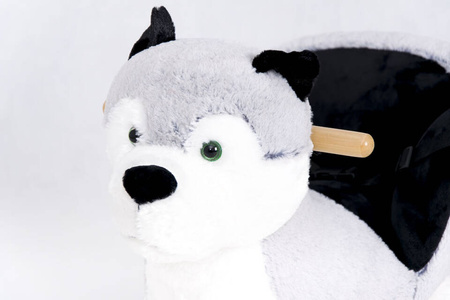 HUSKY na biegunach z kółkami GUMOWYMI 