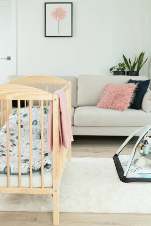Łóżeczko dziecięce PETIT FOX - BIAŁY - STANDARD