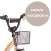 Rowerek dziecięcy 16 cali TOMABIKE z prowadnikiem - PLATINUM  - ZŁOTY