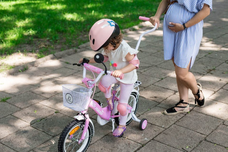 Rowerek dziecięcy 18 cali TOMABIKE z prowadnikiem - PLATINUM - CZARNY-TURKUSOWY