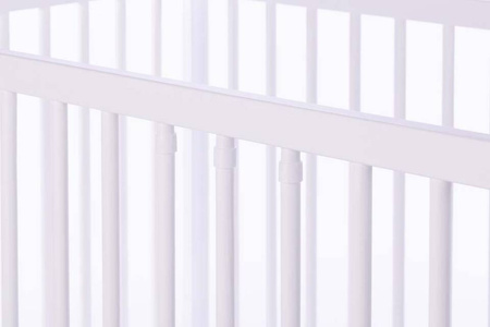 Łóżeczko dziecięce PETIT FOX - BIAŁY - STANDARD