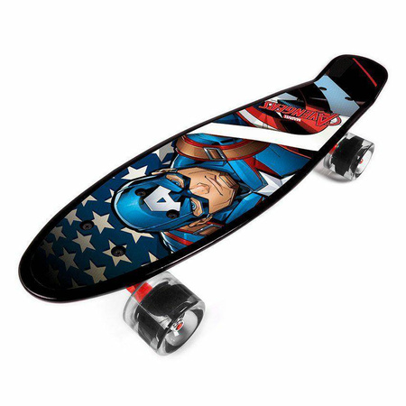 Deskorolka fiszka - AVENGERS - CAPITAN AMERICA