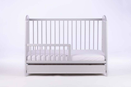 Łóżeczko/tapczanik  PETIT FOX  - SZARY - SZUFLADA