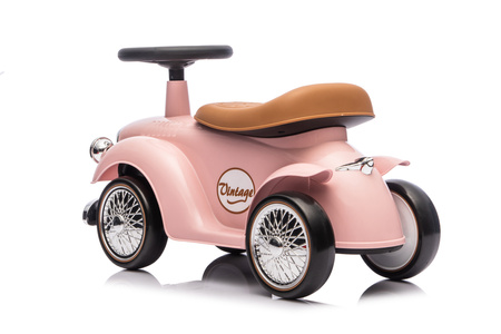 Jeździk RETRO - RÓŻOWY