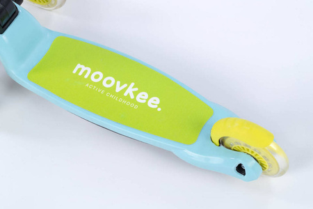 Hulajnoga dziecięca z LED MILO - BABY BLUE & LIME GREEN