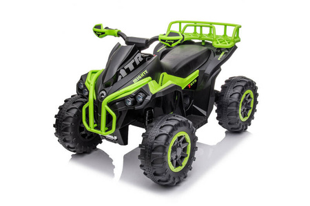 Pojazd elektryczny z pilotem QUAD - ZIELONY