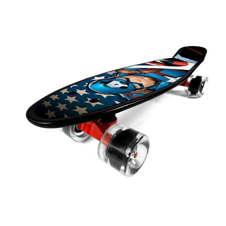 Deskorolka fiszka - AVENGERS - CAPITAN AMERICA
