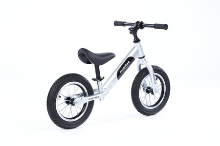 Rowerek biegowy - MATTY - COOL SILVER & NICE BLACK 