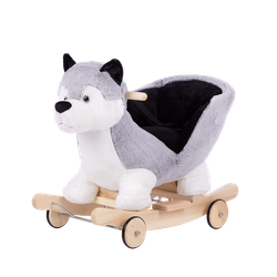 HUSKY na biegunach z kółkami GUMOWYMI